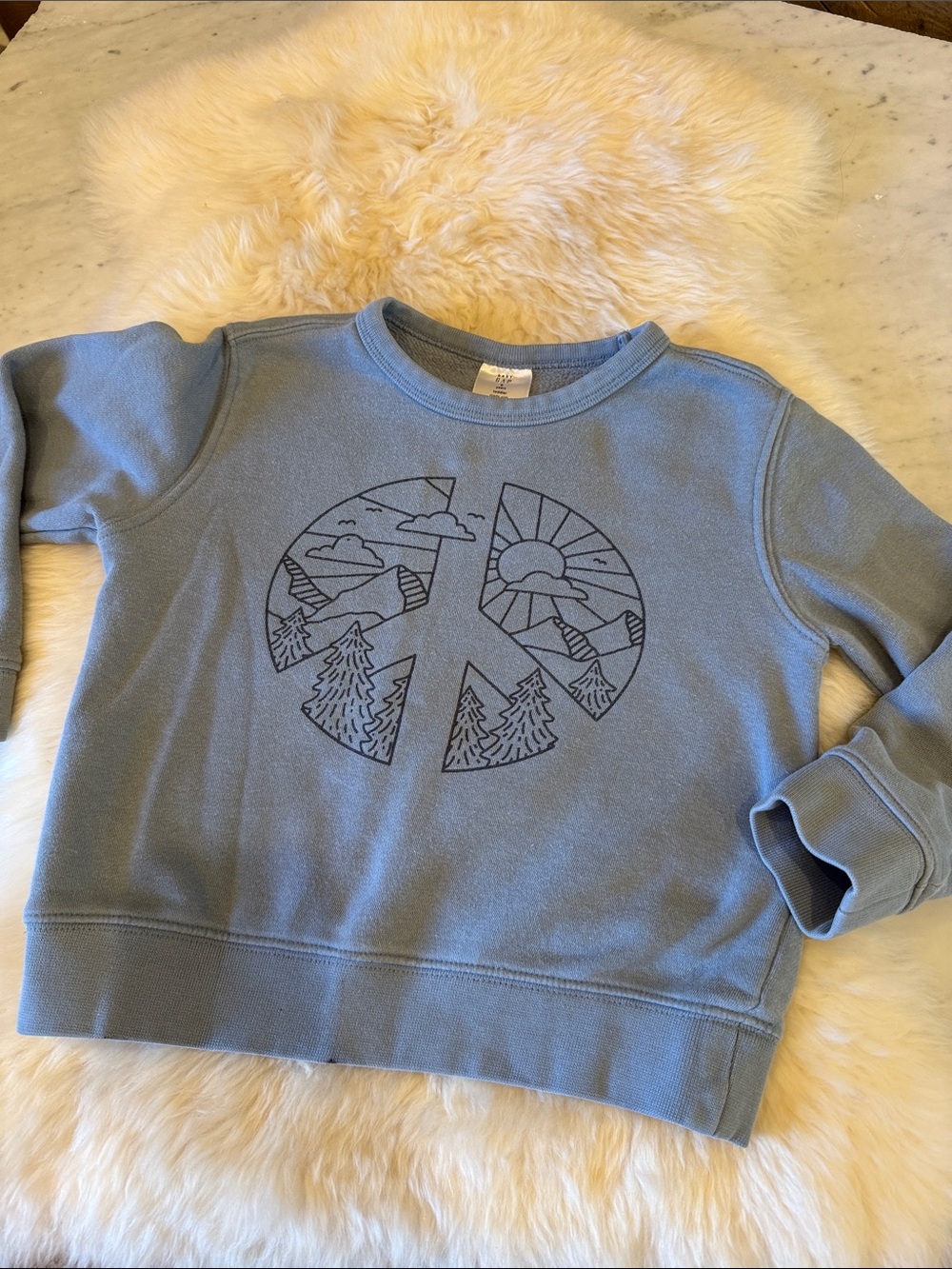 GAP Peace Mountain Sweatshirt 5T - Picture 3 of 7
